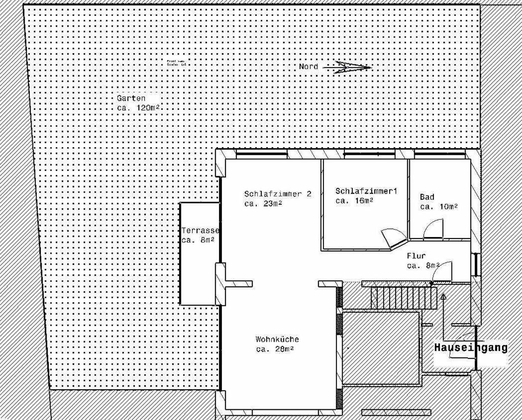 85 Qm Wohnung Pauluste Mit Terasse Und Garten Росток Екстериор снимка
