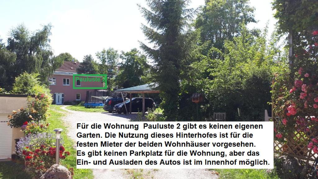 85 Qm Wohnung Pauluste Mit Terasse Und Garten Росток Екстериор снимка